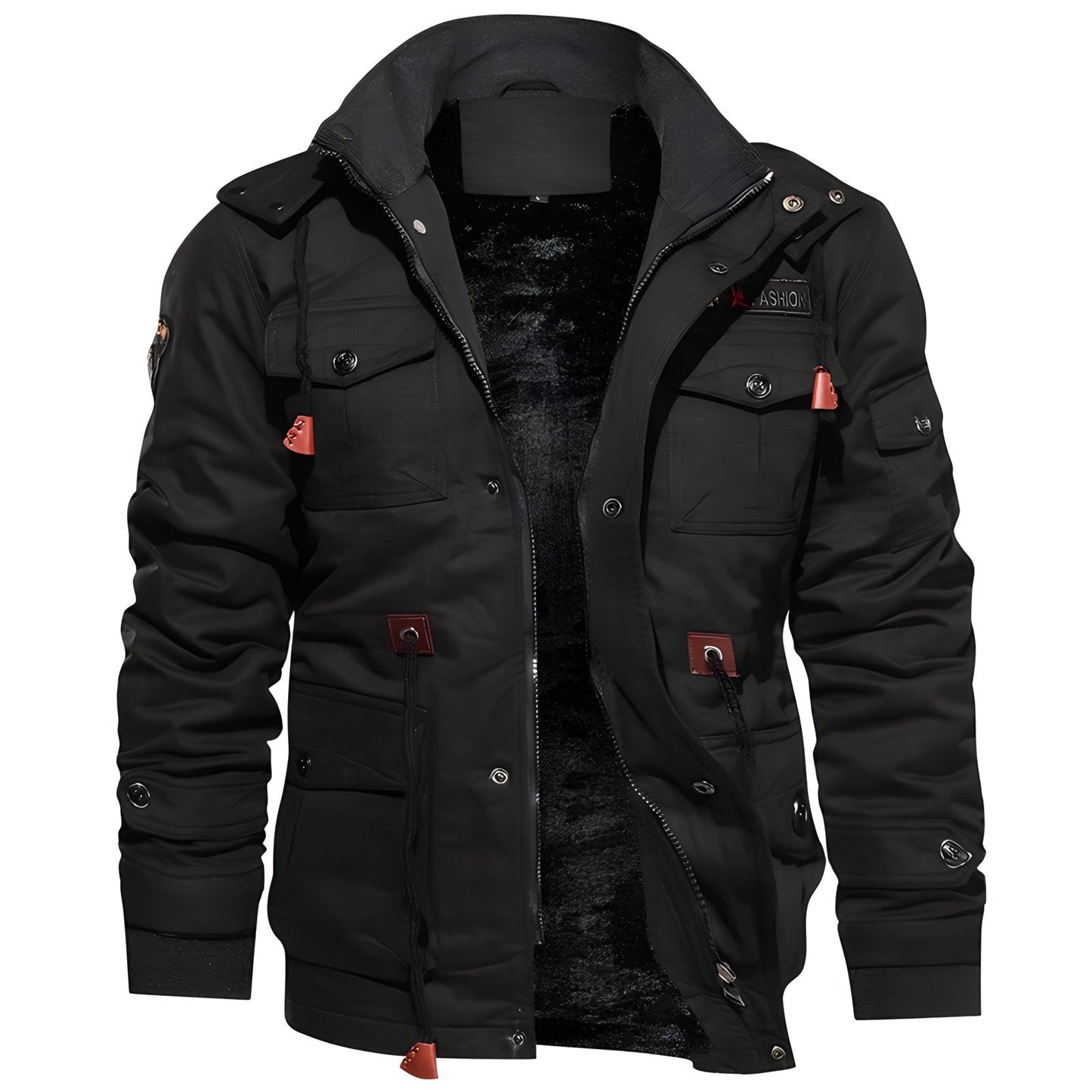 Taktische Outdoor-Jacke für Herren – Viele Taschen und warm für den täglichen Gebrauch