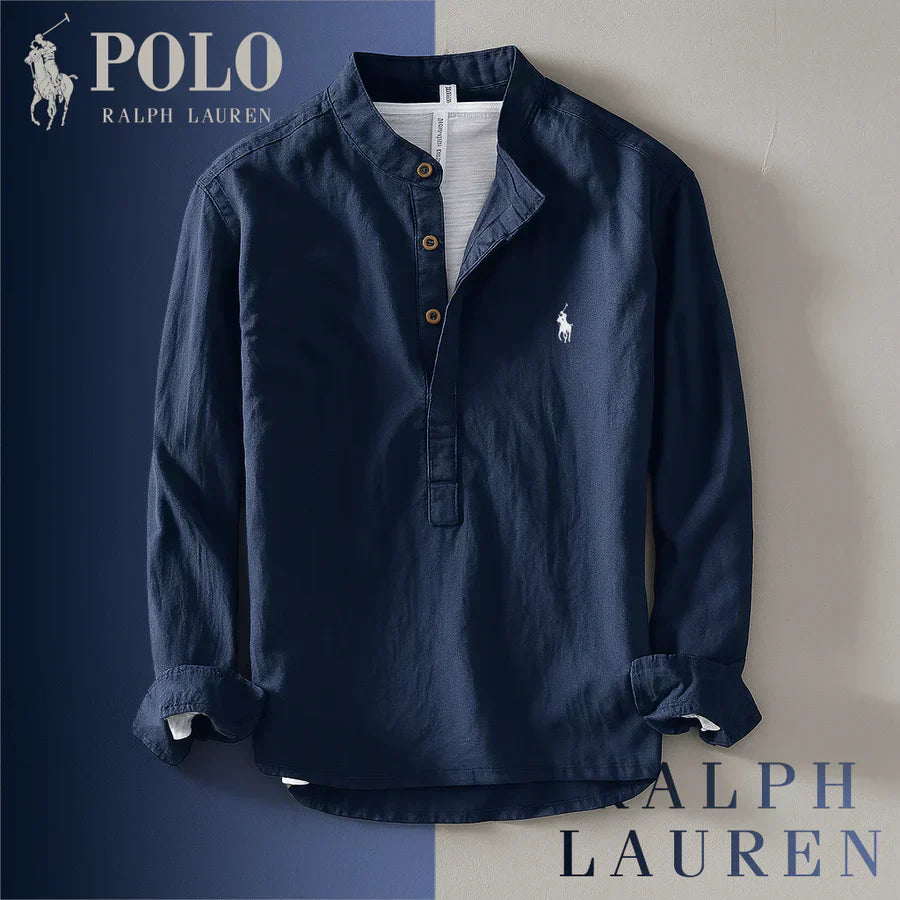 RL – Shirt with casual collar + Free Perfume Bleu de Chanel