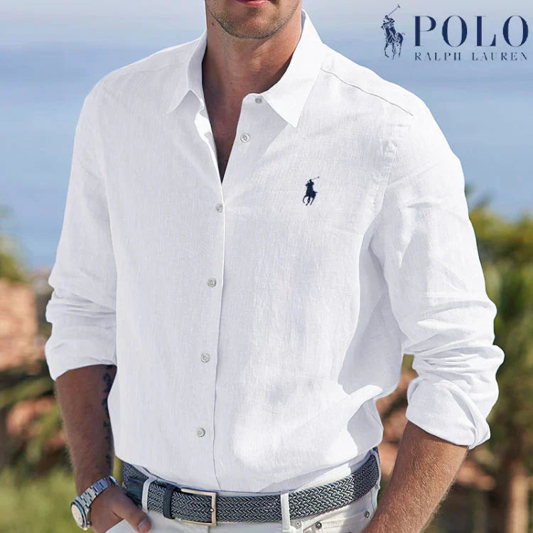 RL™  Slim button-up shirt + Free Perfume Bleu de Chanel