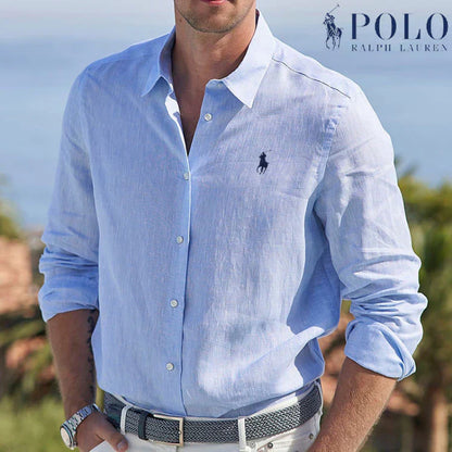 RL™  Slim button-up shirt + Free Perfume Bleu de Chanel