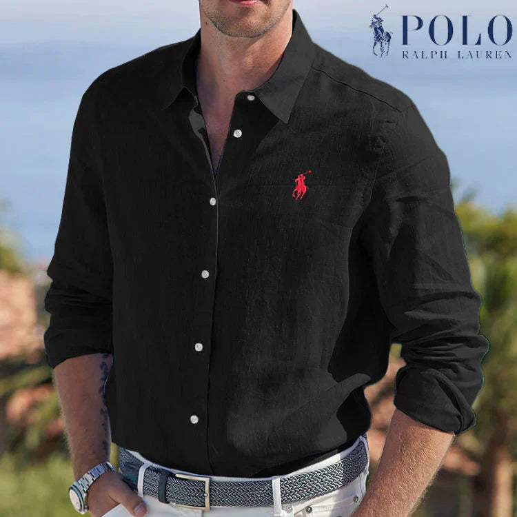 RL™  Slim button-up shirt + Free Perfume Bleu de Chanel