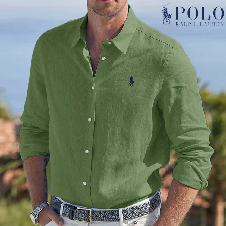 RL™  Slim button-up shirt + Free Perfume Bleu de Chanel
