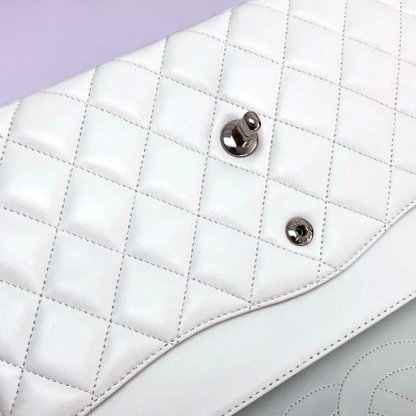 Chanel Classic Single Flap Bag – Off White