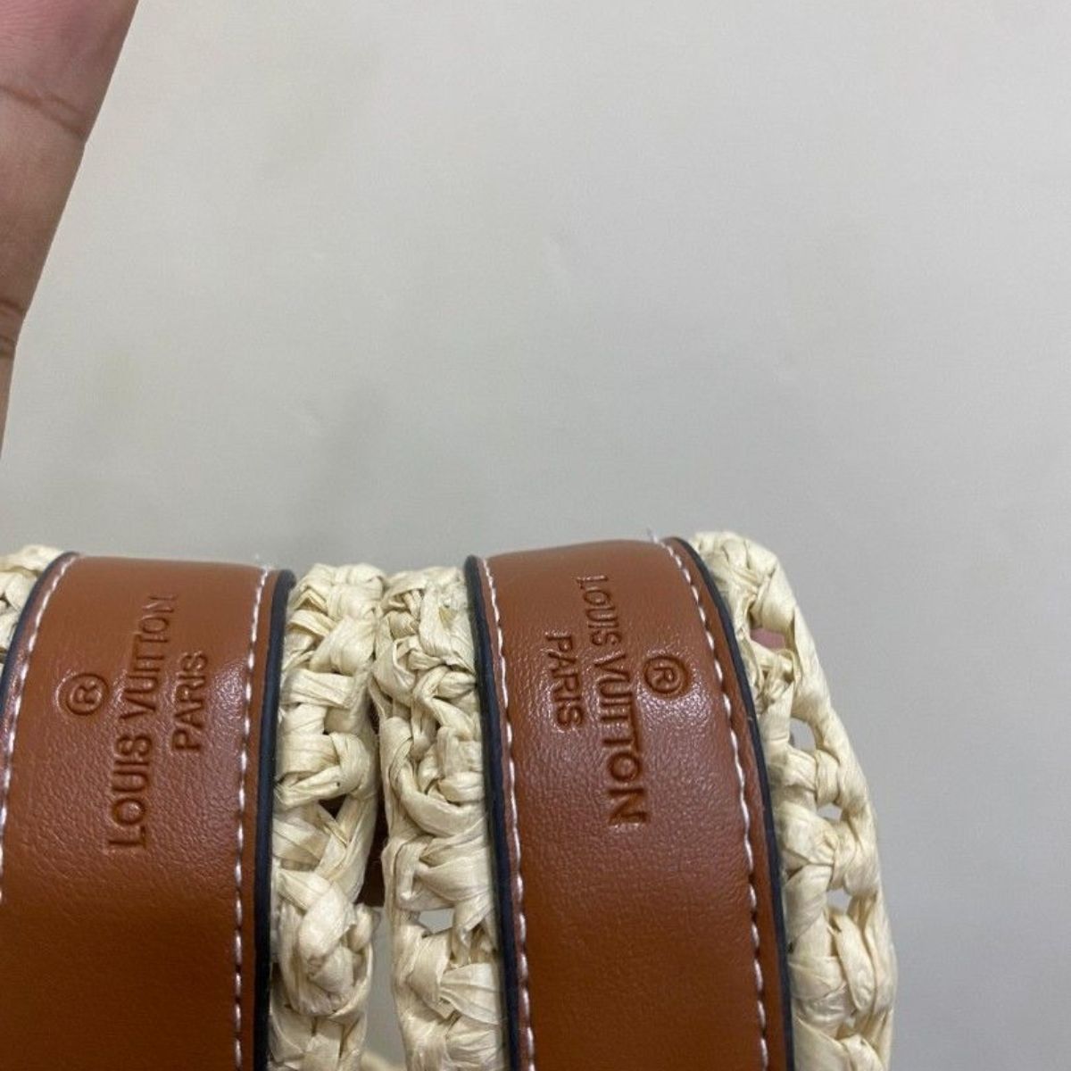 Louis Vuitton – By The Pool Raffia OnTheGo MM bag