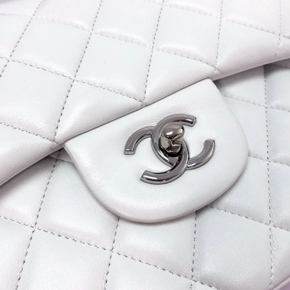 Chanel Classic Single Flap Bag – Off White