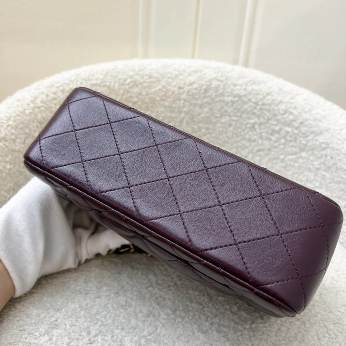 Chanel Mini Single Flap Bag – Wine