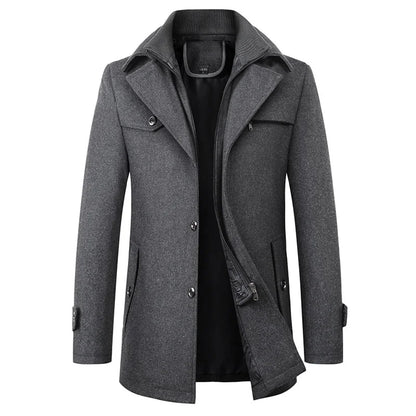 Men’s Water-Repellent Winter Coat | Smart Jacket with Hood and Everyday Styling