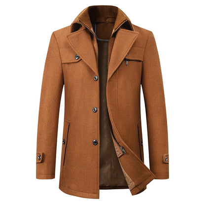 Men’s Water-Repellent Winter Coat | Smart Jacket with Hood and Everyday Styling