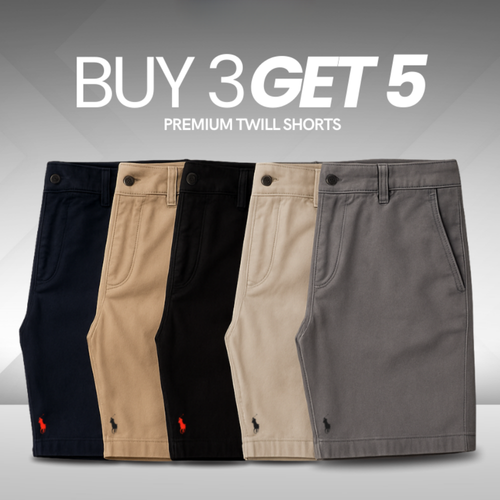 [Buy 3 Get 5] - Premium Twill Shorts RL