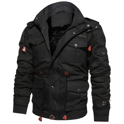 Men’s Tactical Outdoor Jacket – Multi-Pocket and Warm for Everyday Use