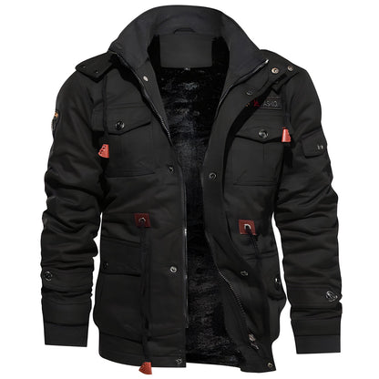 Men’s Tactical Outdoor Jacket – Multi-Pocket and Warm for Everyday Use