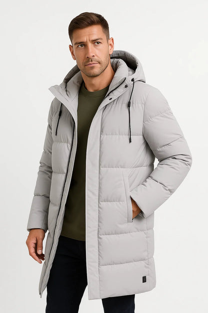 Men’s Waterproof Puffer Jacket – Insulated Winter Coat