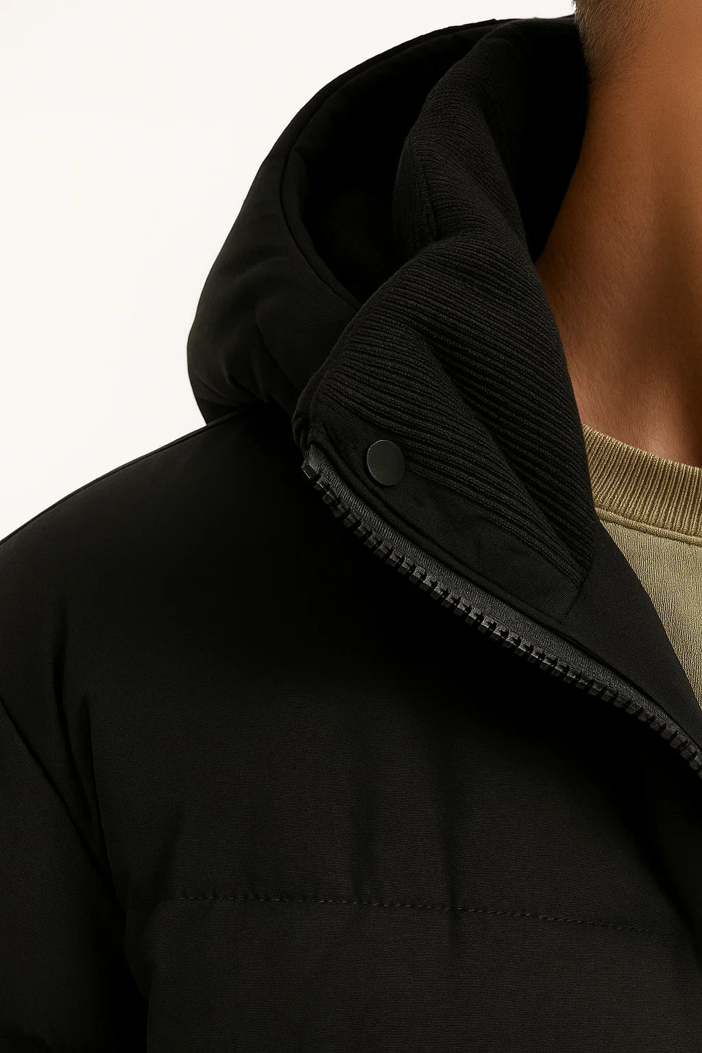 Men’s Puffer Jacket – Lightweight Hooded Winter Coat with Insulation