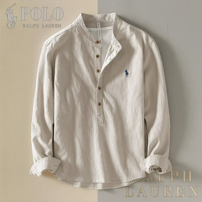 RL – Shirt with casual collar + Free Perfume Bleu de Chanel