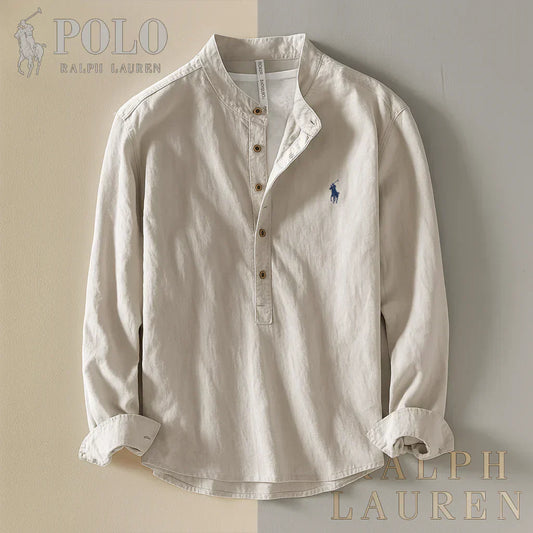 RL – Shirt with casual collar + Free Perfume Bleu de Chanel