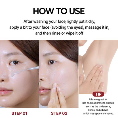 Peel Shot Ampoule Duo (white+black）
