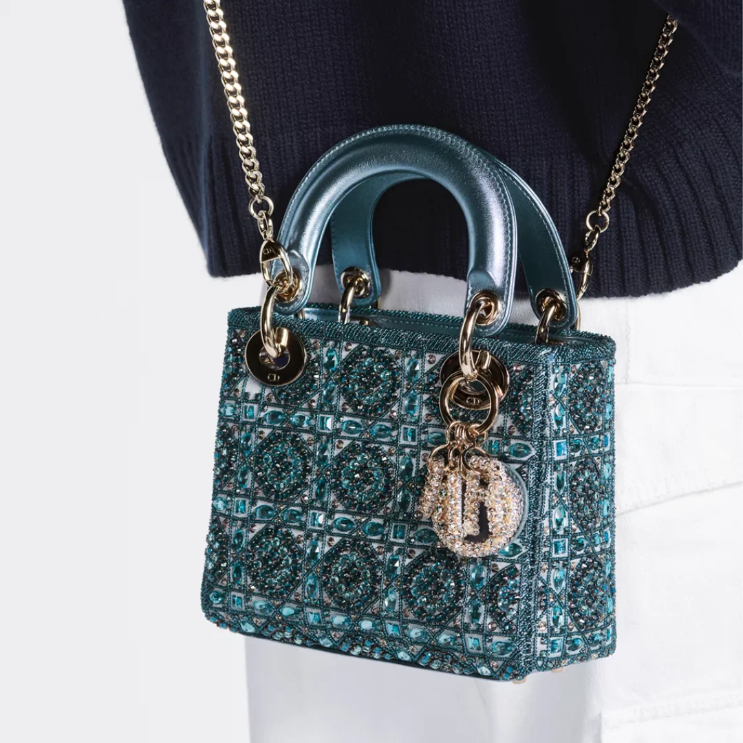 Dior – Lady Dior Mini Pearls bag