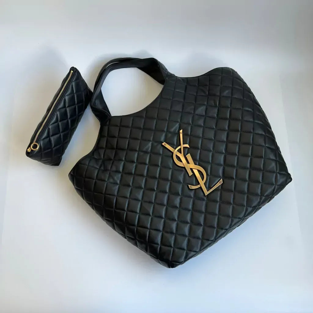 Saint Laurent – Icare bag in quilted lambskin leather