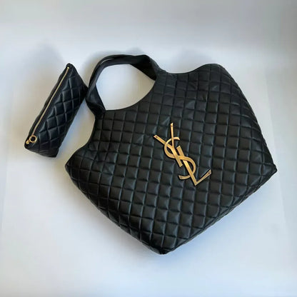 Saint Laurent – Icare bag in quilted lambskin leather