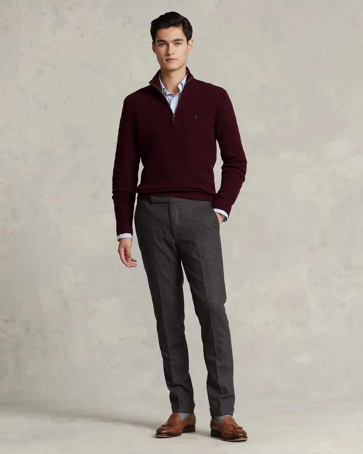 [Buy 1 Get 2] RL™ Cable-Knit Wool-Cashmere Jumper