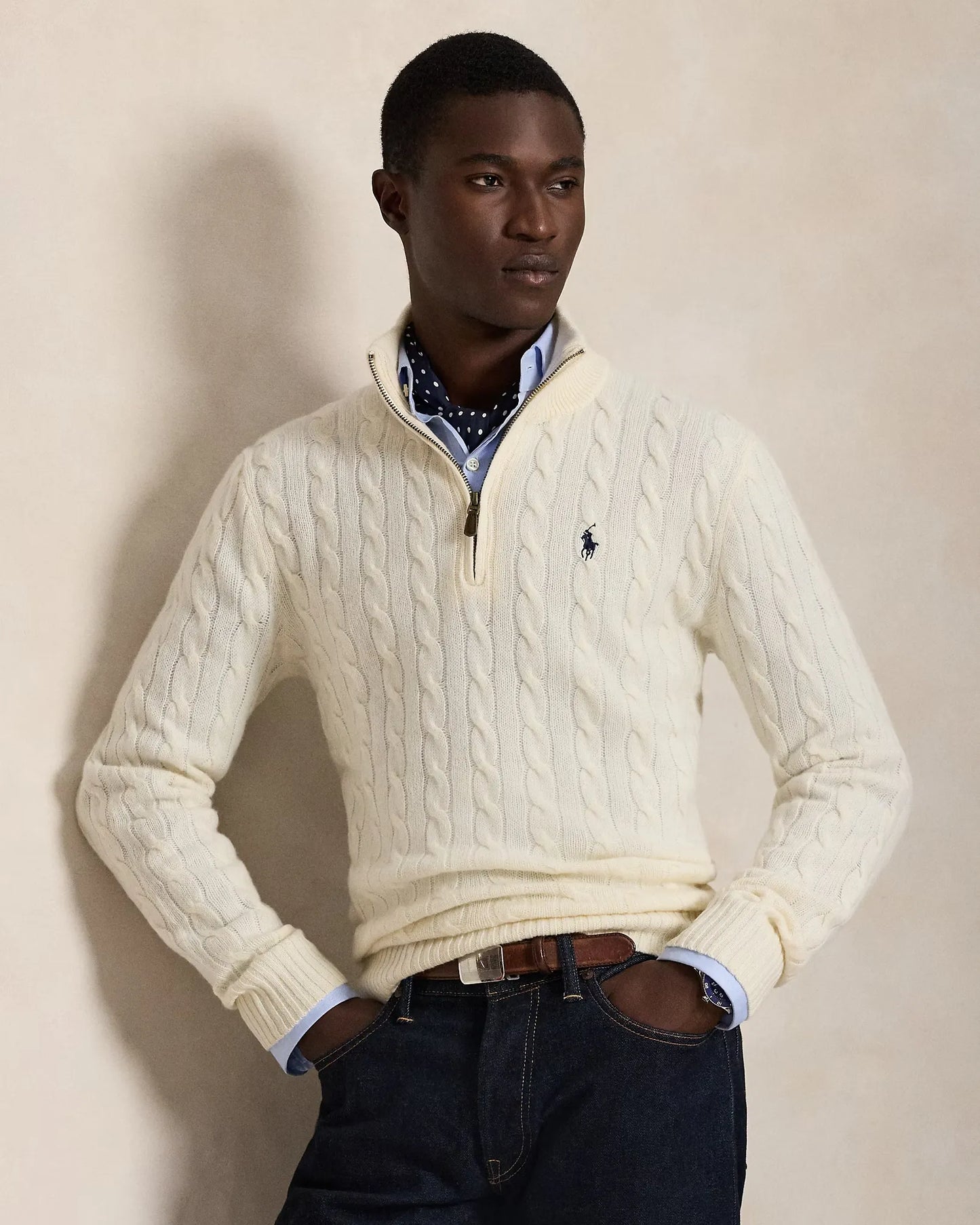 [Buy 1 Get 2] RL™ Cable-Knit Wool-Cashmere Jumper