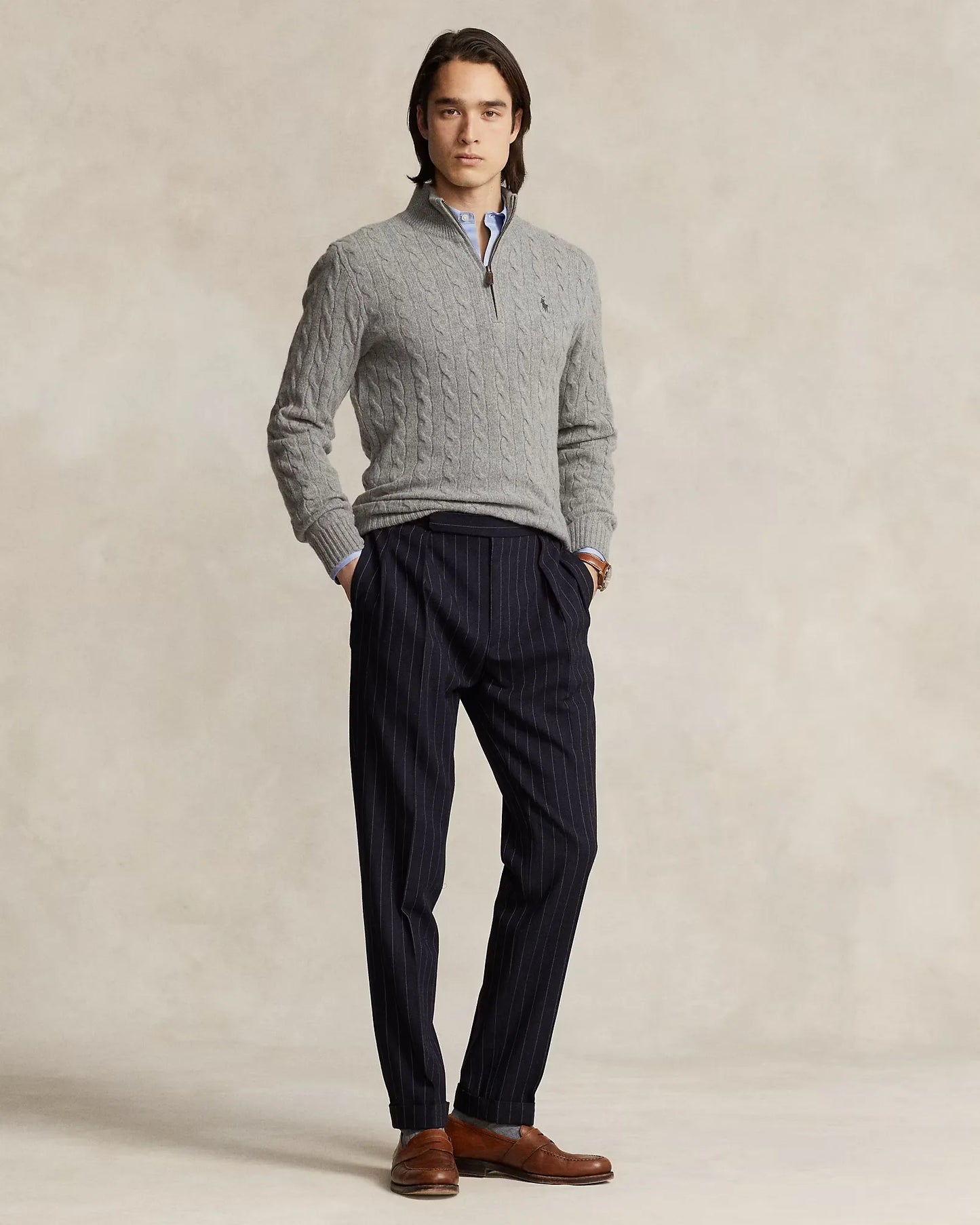 [Buy 1 Get 2] RL™ Cable-Knit Wool-Cashmere Jumper
